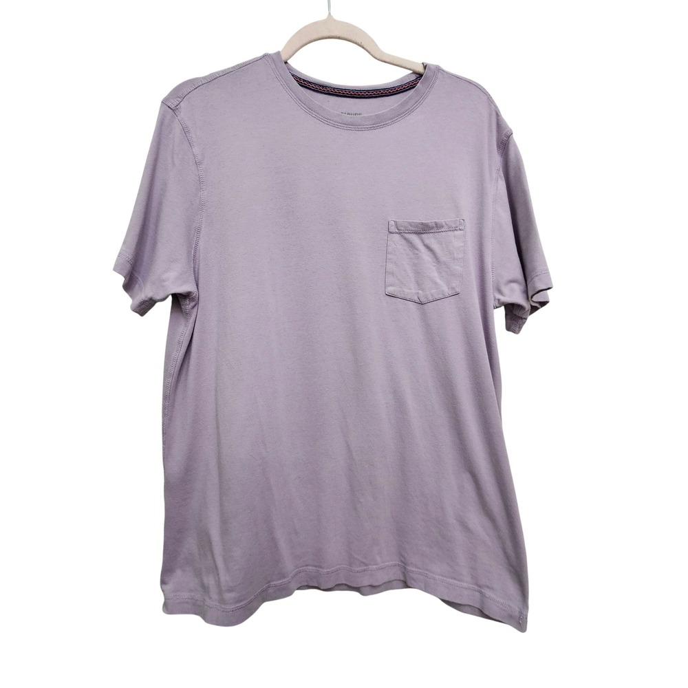 Colours Alexander Julian Pocket T-Shirt Mens Medium Purple Organic Cotton Basic